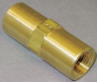 4DHW6 Spring Check Valve, 3/8 In, FNPT, Brass