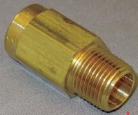4DHX3 Check Valve, 1/2 In, FNPTxMNPT, Brass