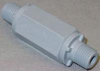 4DHZ4 Spring Check Valve, 1/4 In, MPT, Grey PVC