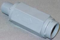 4DHZ7 Spring Check Valve, 1/4 In, MPTxFPT, PVC