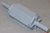 4DJA4 Spring Check Valve, 1/4 In, Barb, Grey PVC