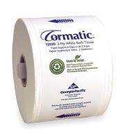 4DJU6 Toilet Paper, Cormatic, 2Ply, PK36