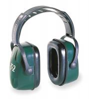 4DY89 Ear Muff, 28dB, Over-the-Head, Green