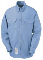 4EAF5 FR Long Sleeve Shirt, Blue, 2XLT, Button