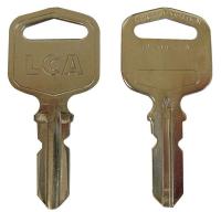 4ECA8 Key Blank, Push Locks