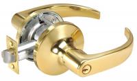 4ECC8 Door Lever Lockset, Curved, Classroom