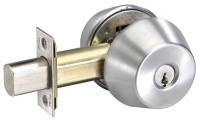 4ECF3 Deadbolt, Double Cylinder, Satin Chrome