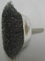 4EDF3 Cup Brush, 2 In D, Steel, 0.0118 Wire