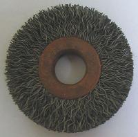4EDE9 Wheel Brush, 2 In D, Steel, 0.0140 Wire
