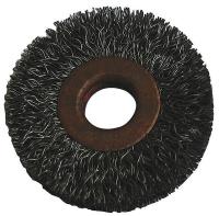 4EDX8 Wire Wheel, 3 In D, SS, 0.0140 Wire