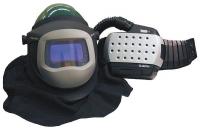 4EFK8 PAPR, Helmet, 9100X Auto-Darkening Filter