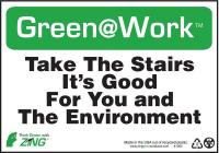 4EJG9 Environmental Awareness Sign, 7 x 10In