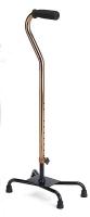 4EJZ6 Large Base Quad Cane, BRONZE