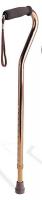 4EKA3 CANE, OFFSET HANDLE, BRONZE, ALUMINUM