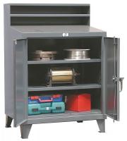 4EKJ1 Foremans Cabinet Desk, W 36 In, w/Cabinet