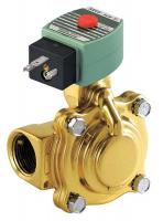 4ELF5 Solenoid Valve, 2/2, 1In, NC, 120/110V, Brass