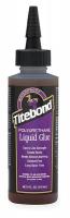 4EML9 Wood Glue, Polyurethane, 4 Oz, Brown