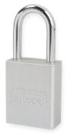 4EMZ7 Lockout Padlock, KD, Silver, 1/4 In. Dia.