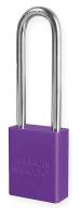 4ENE3 Lockout Padlock, KD, Purple, 1/4 In. Dia.