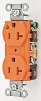 4ENJ5 Receptacle, Isolated Ground, 5-20R, Orange