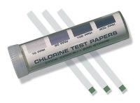 4EWC7 Test Stips, Chlorine, 10to 200 PPM, Pk 200
