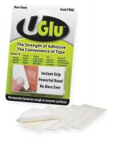 4EWF4 Instant Adhesive, 1 x 3 In Strips, Pk 8