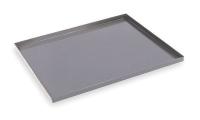 4EY17 Service Cart Tray, 50 lb., Gray, Steel