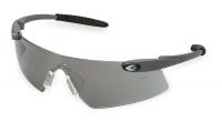 4EY99 Safety Glasses, Gray, Scratch-Resistant