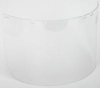 4EZC7 Faceshield Visor, Polycarb, Clr, 8x15-1/2in