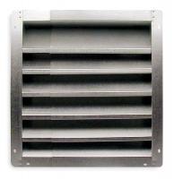 3C972 Louver, Intake, 18-24 In, Galvanized Steel