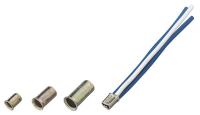 4FA30 Wire Connector Cap, Crimp, Copper, PK 100