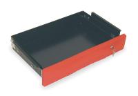 4FA70 Drawer, 40 lb., Red, Steel, 25 In. L