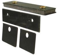 4FCW4 Cabinet Catch, Blck Zinc, Catch L 3 In