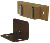 4FCW6 Cabinet Catch, Tan, Catch L 1 31/32 In