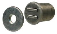 4FCY2 Cabinet Catch, Aluminum, Catch L 5/8 In