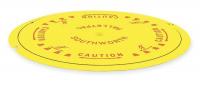 4FE89 Pallet Disk Turntable, 4000 lb., Yellow