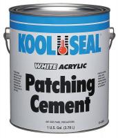 4FJK7 Acrylic Patching Cement, White, 1 G