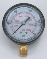 4FLD2 Pressure Gauge, Filled, 2 1/2 In, 2000 Psi