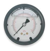 4FLL8 Compound Gauge, Filled, 3 1/2 In, To 30 Psi
