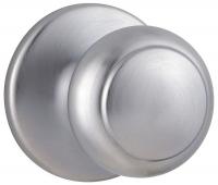 4FPR4 Knob Lockset, Satin Chrome, Passage