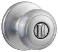 4FPR5 Knob Lockset, Satin Chrome, Privacy