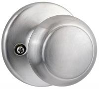 4FPR7 Knob Lockset, Satin Chrome, Dummy