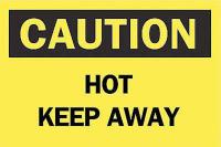 4FR09 Caution Sign, 10 x 14In, BK/YEL, ENG, Text