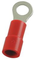 4FRC8 Ring Terminal, Red, Butted, 22 to 16, PK100