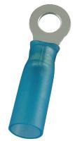 4FRF4 Ring Terminal, Blue, Brazed, 16 to 14, PK25