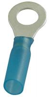 4FRF5 Ring Terminal, Blue, Brazed, 16 to 14, PK25