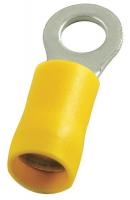 4FRJ9 Ring Terminal, Yellow, Butted12-10, PK50
