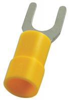 4FRL1 Fork Terminal, Yellow, 12 to 10 AWG, PK50