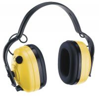 4FRL9 Electronic Ear Muff, 23dB, Yellow