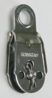 4FRU9 Pulley Block, Wire Rope, Fixed Eye, 990 lb.